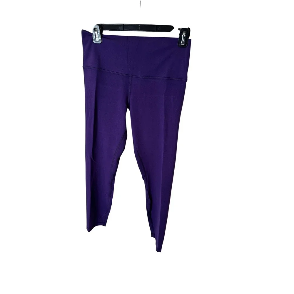 Lululemon Align High Rise Leggings capri Purple Size 10 - Picture 1 of 3